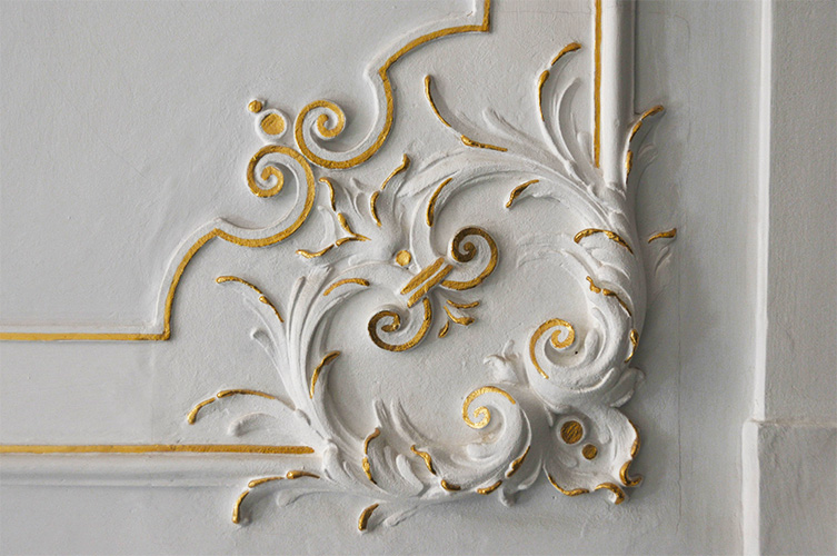 Detail malby stěny